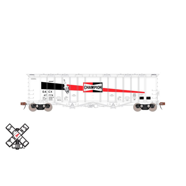 Scale Trains HO Rivet Counter GATC 4180 Airslide Covered Hopper Champion - Image 2