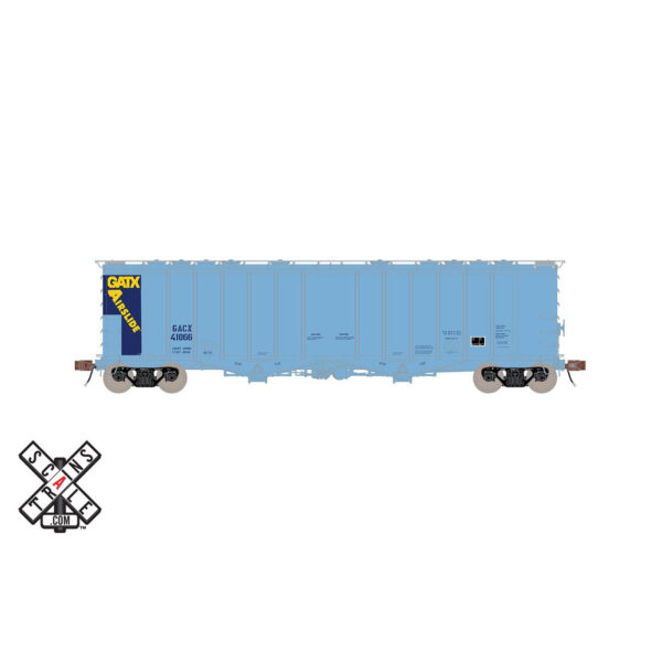 Scale Trains HO Rivet Counter GATC 4180 Airslide Covered Hopper GATX "Blue"