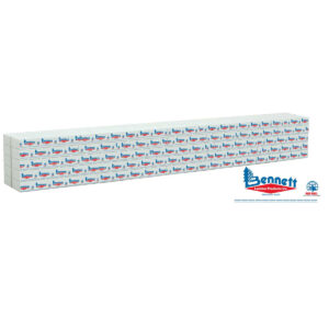Walthers SceneMaster HO Scale Centerbeam Wrapped Lumber Load Bennett Lumber