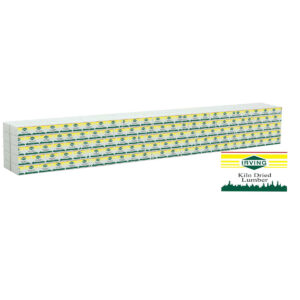 Walthers SceneMaster HO Scale Centerbeam Wrapped Lumber Load Irving