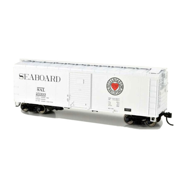 Bowser HO 40' Single Door Box Car Seaboard Airline "Heart Logo"