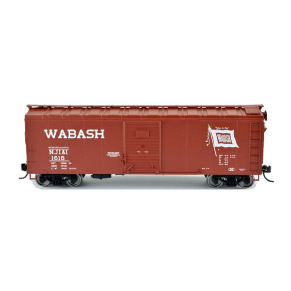 Bowser HO 40' Single Door Box Car Wabash "Flour Loading Only"