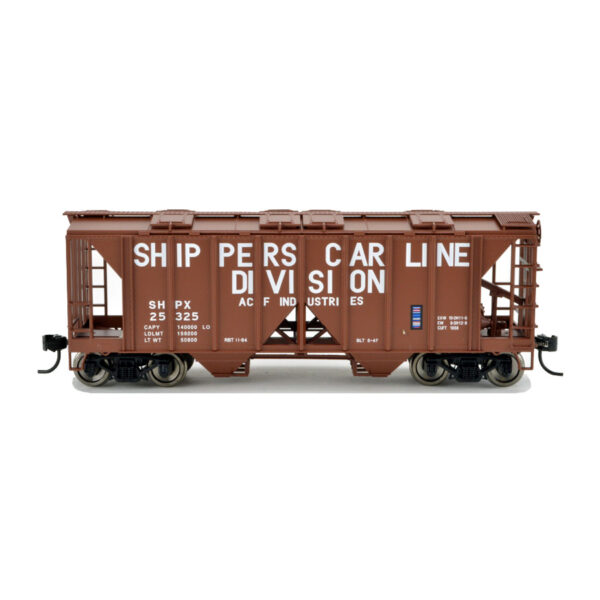 Bowser HO 70 Ton Covered Hopper Shippers Car Line