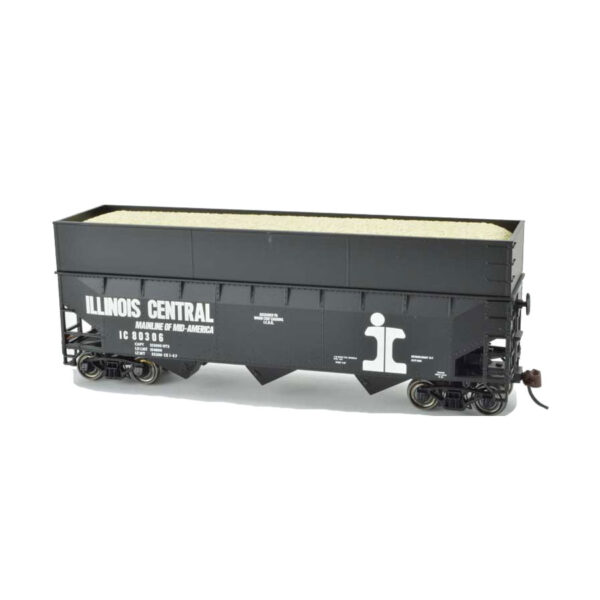 Bowser HO 70 Ton Wood Chip Hopper Illinois Central