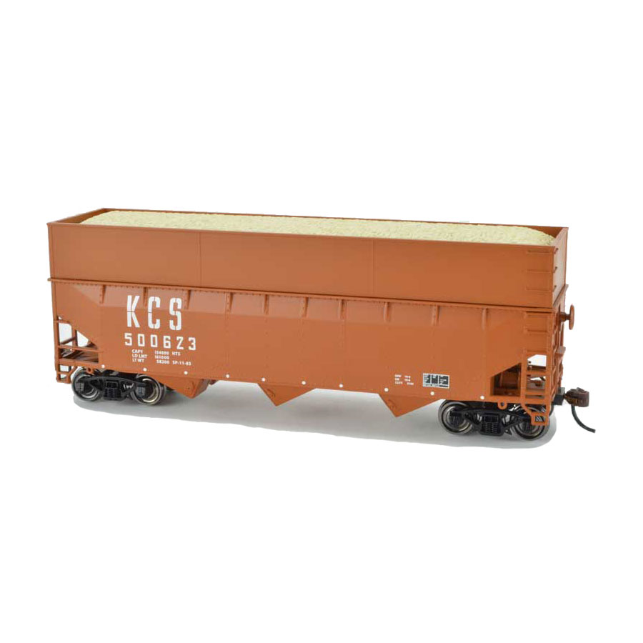 Bowser HO Kit 70 Ton Wood Chip Hopper Kansas City Southern Spring