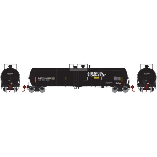 Athearn HO 30,000 Gallon Tank Car Abengoa Bioenergy "GATX"