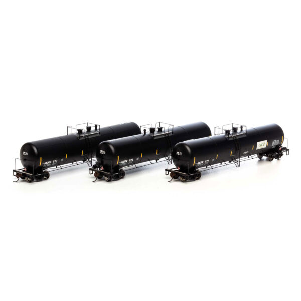 Athearn HO 30,000 Gallon Tank Car Nebraska Corn Processing "NCPX w/ Logo" 3 Pack - Image 2