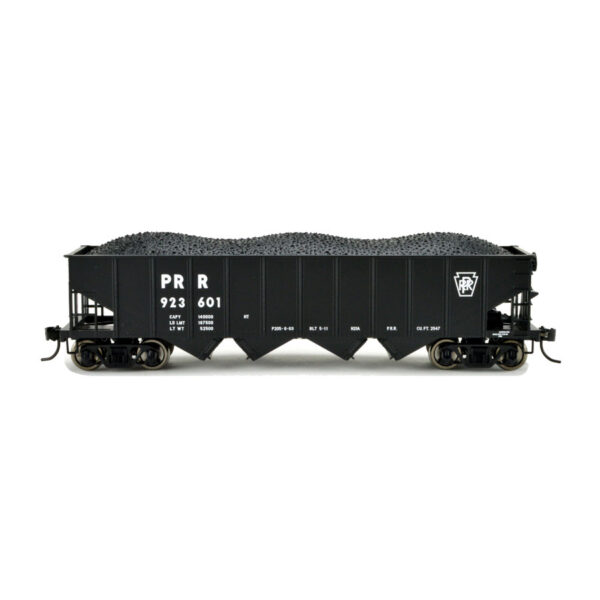 Bowser HO H21a 4 Bay Hopper Pennsylvania "Black with Block Lettering & Keystone"