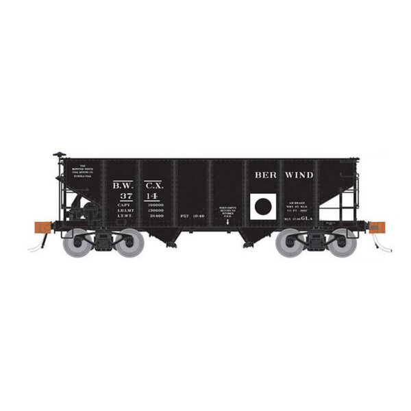Rapido HO GLa 2 Bay Hopper Berwind