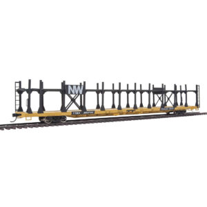 Walthers Mainline HO Open Bi-Level Auto Rack Norfolk Western