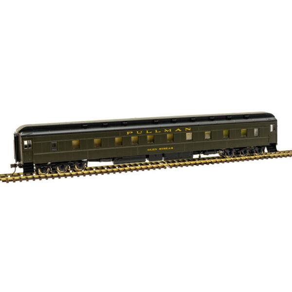 Atlas HO Heavyweight 6-3 Sleeper Santa Fe "Pullman Green"