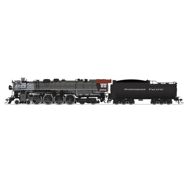 Broadway Limited Brass Hybrid Paragon 4 HO 4-8-4 Northern Pacific "Post-1947, Gray Boiler" w/ DCC & Sound