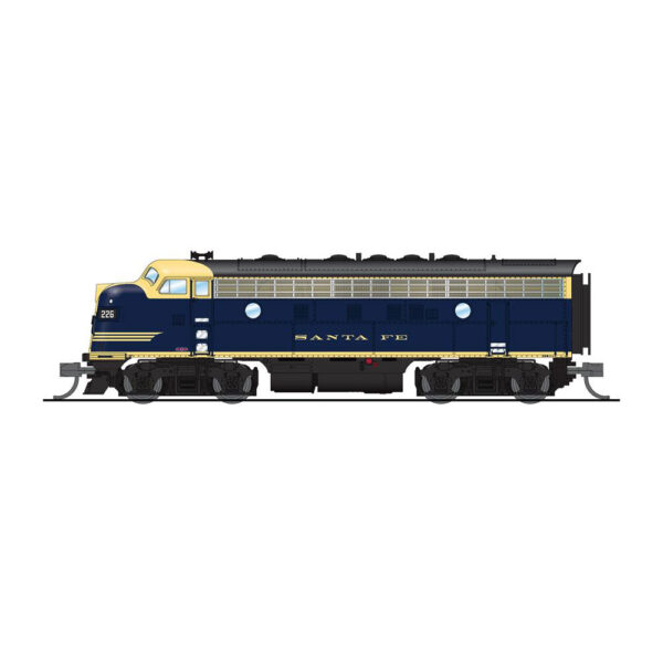 Broadway Limited Paragon 4 HO F7A Santa Fe "Whiskers" w/ DCC & Sound
