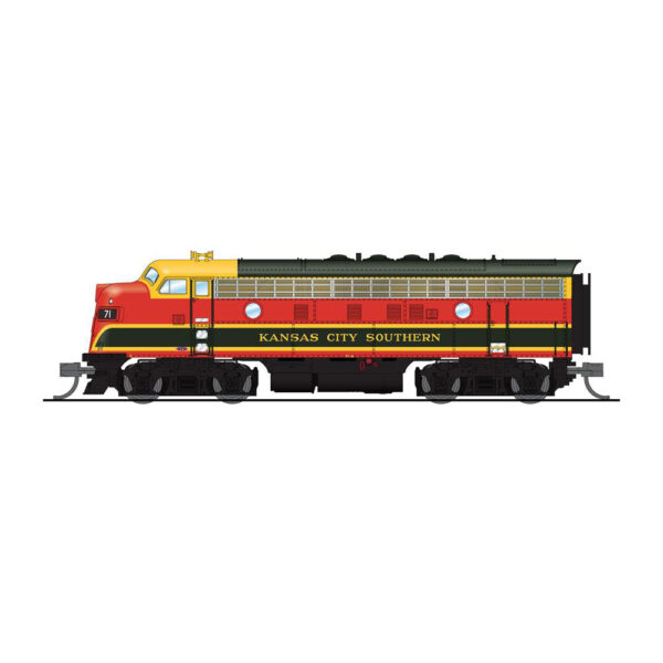 Broadway Limited Paragon 4 N F7A Kansas City Southern "Freight Belle" w/ DCC & Sound
