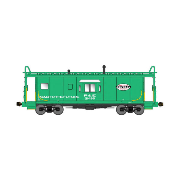 Bluford Shops N Half-Bay Window Caboose Peoria & Eastern
