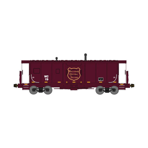 Bluford Shops N Bay Window Caboose Wisconsin Central "Phase 2, Shoving Platform"