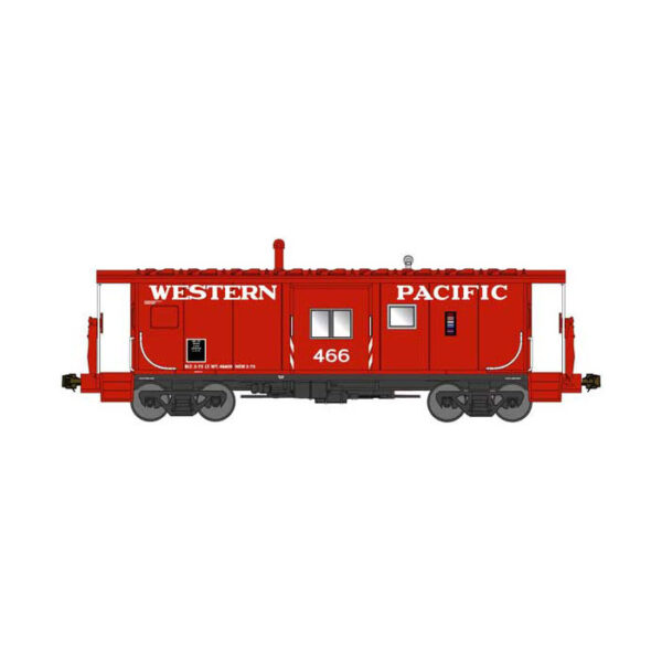 Bluford Shops N Bay Window Caboose Western Pacific "Phase 4"