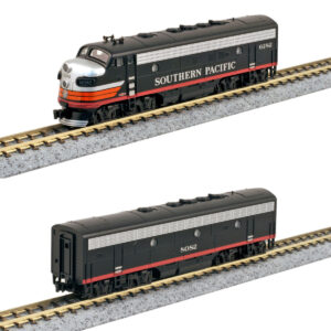 Kato N F7A & B Southern Pacific "Black Widow" w/ DCC