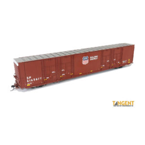 Tangent HO 86' Greenville High Cube Quad Door Box Car Union Pacific "SP, Building America"