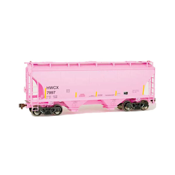 American Limited Models HO Trinity 3281 2 Bay Covered Hopper Halliburton "Pink"