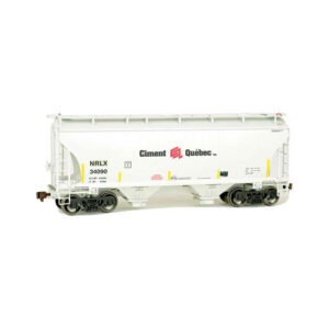 American Limited Models HO Trinity 3281 2 Bay Covered Hopper NRLX "ex Ciment Quebec"