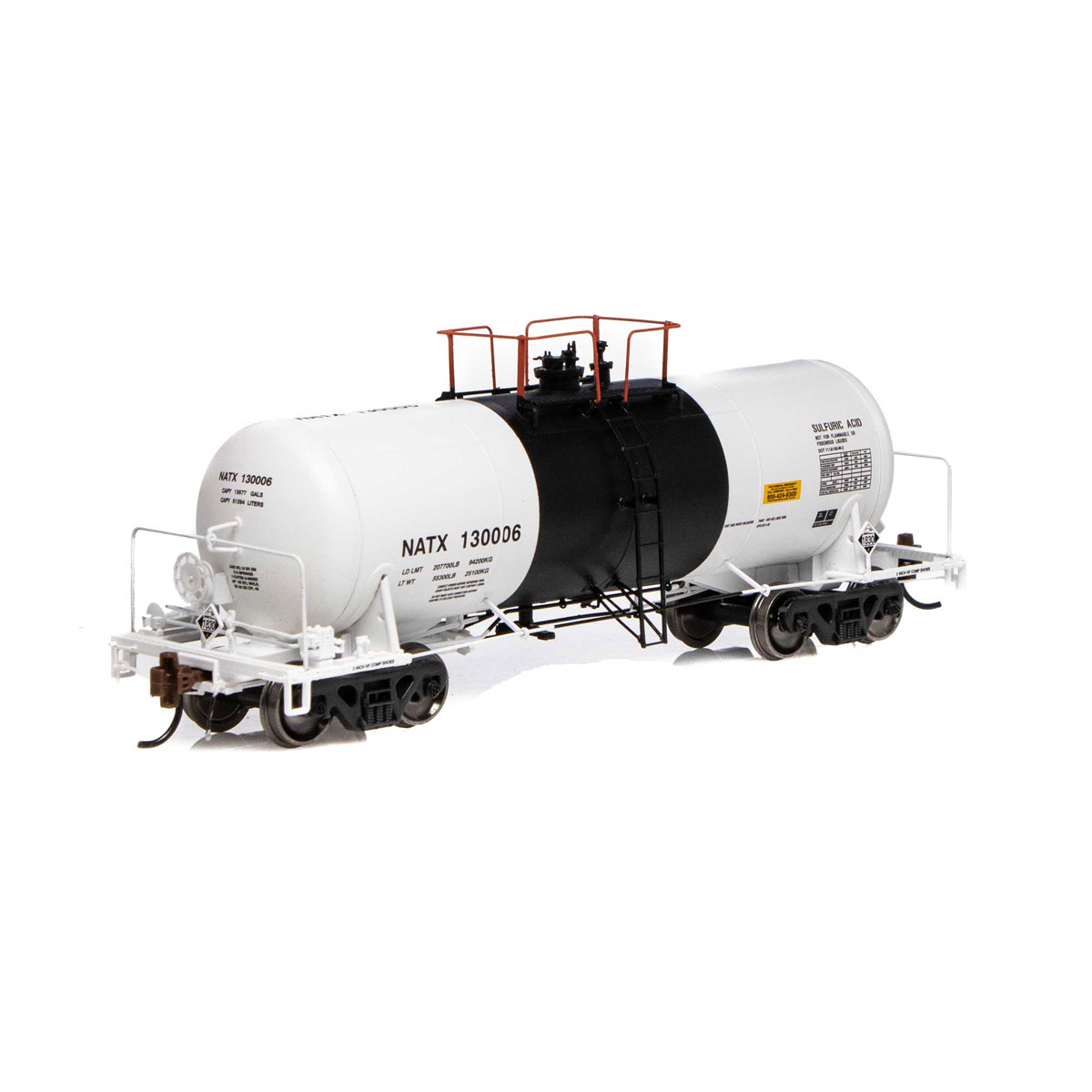 Athearn Genesis HO 13,600 Gallon Acid Tank Car NATX - Spring