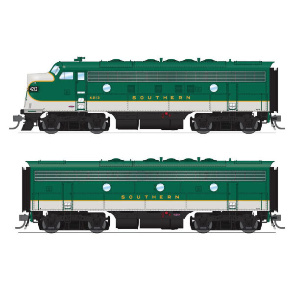 Broadway Limited Paragon 4 HO F7A&B Southern w/ DCC & Sound