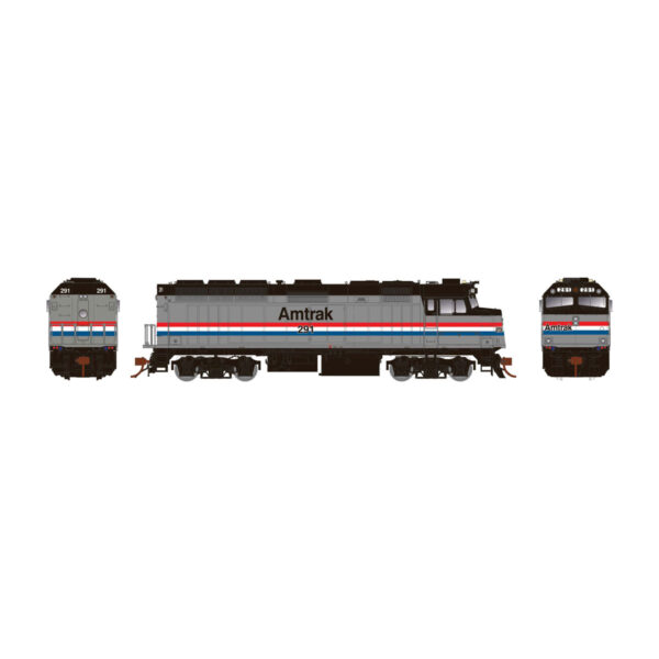 Rapido HO F40PH Phase 2B Amtrak "Phase III, Ditch Lights"