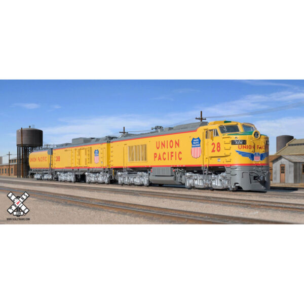 Scale Trains HO Museum Quality "Big Blow" Turbine Union Pacific #28 "Unique Pagoda on B Unit"