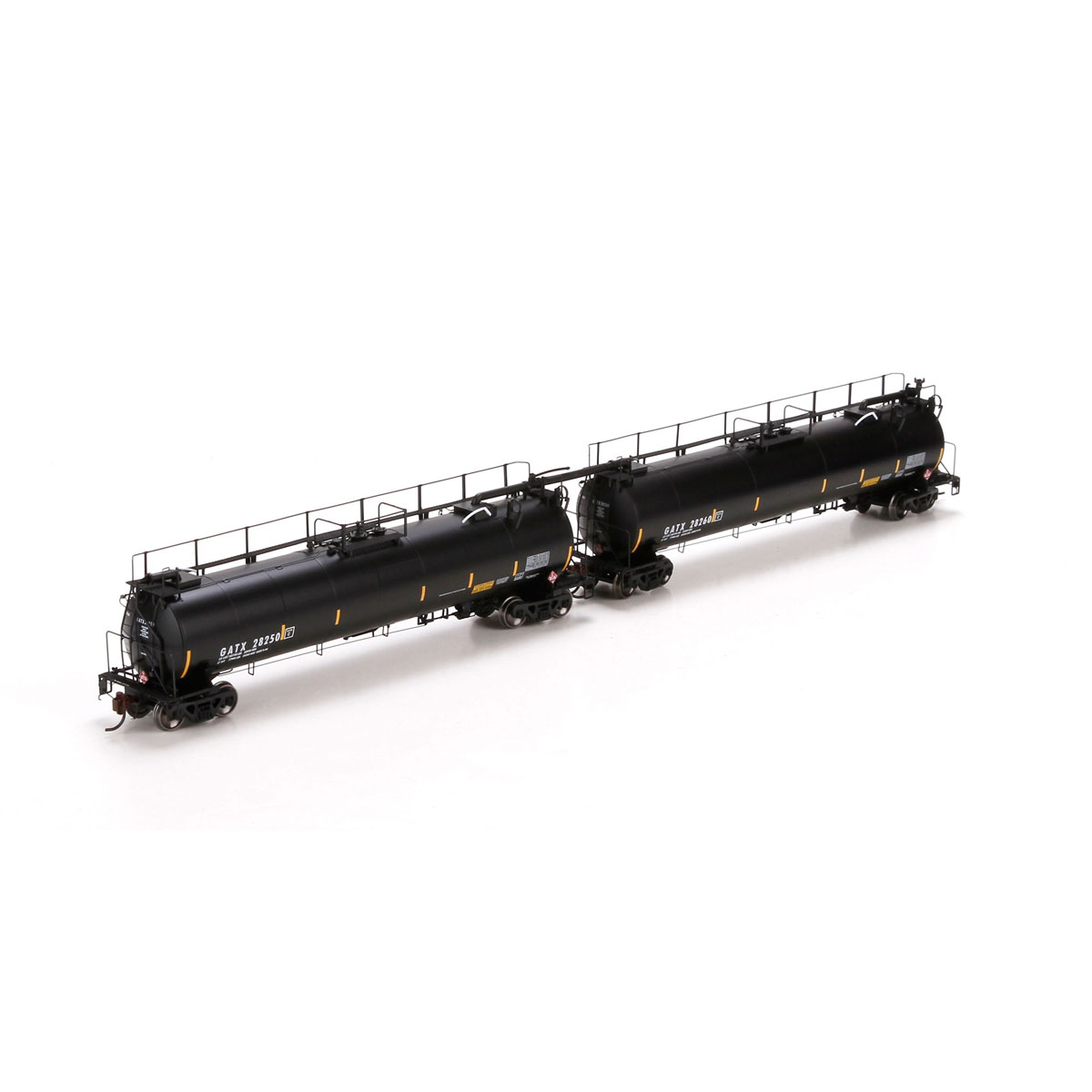Athearn Genesis HO 23,000 Gallon Tank Train Tank Car "Current Scheme, Late" A-B Ends