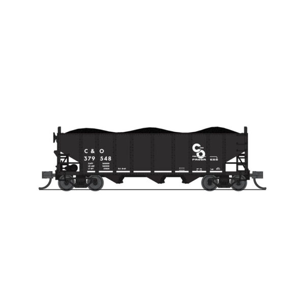 Broadway Limited N 3 Bay Hopper Chesapeake & Ohio 2 Pack
