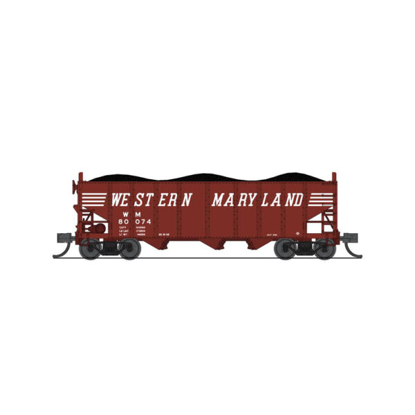 Broadway Limited N 3 Bay Hopper Western Maryland "Billboard" 2 Pack