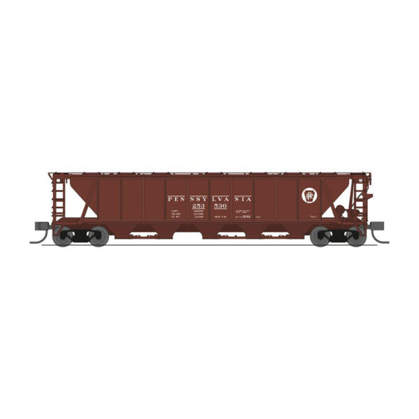 Broadway Limited N H32 Covered Hopper Pennsylvania "Red w/ Circle Keystone"