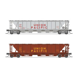 Broadway Limited N H32 Covered Hopper Union Pacific "Silver Car & Red Car"
