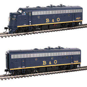 Walthers Proto HO F7A-B Set Baltimore & Ohio w/ DCC & Sound