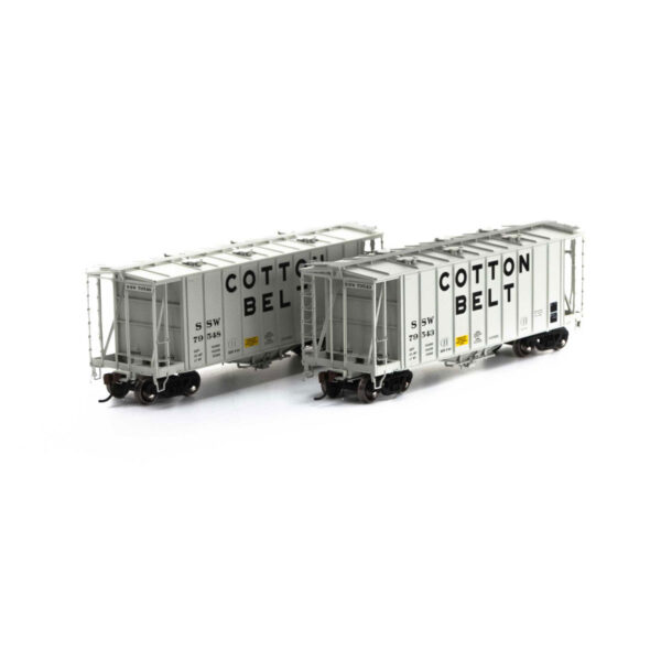 Athearn Genesis HO GATC 2600 Airslide Covered Hopper Cotton Belt 2 Pack