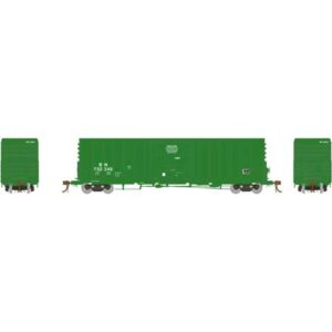 Athearn Genesis HO 50' PC&F Box Car Burlington Northern "Plain, Rib Side w/ 10' 6" Door"
