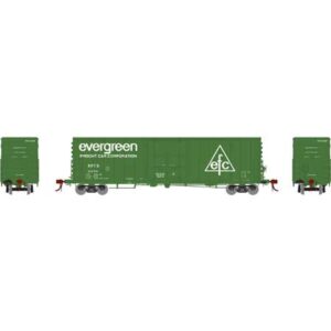 Athearn Genesis HO 50' PC&F Box Car Evergreen "Riveted Side w/ 10' 6" Door"