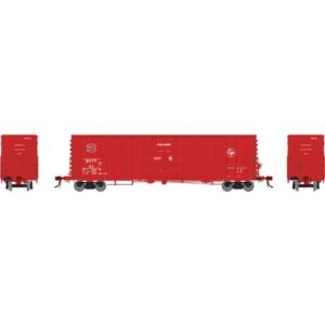 Athearn Genesis HO 50' PC&F Box Car Missouri Kansas Texas "Riveted Side w/ 10' 6" Door"