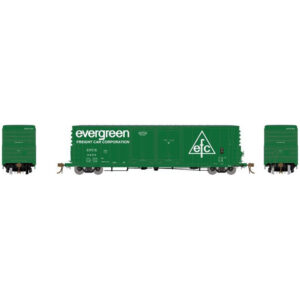 Athearn Genesis HO 50' PC&F Box Car Evergreen "Riveted Side w/ 8' & 8' Landis Doors"