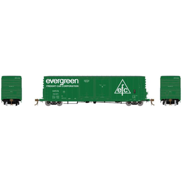 Athearn Genesis HO 50' PC&F Box Car Evergreen "Riveted Side w/ 8' & 8' Landis Doors"