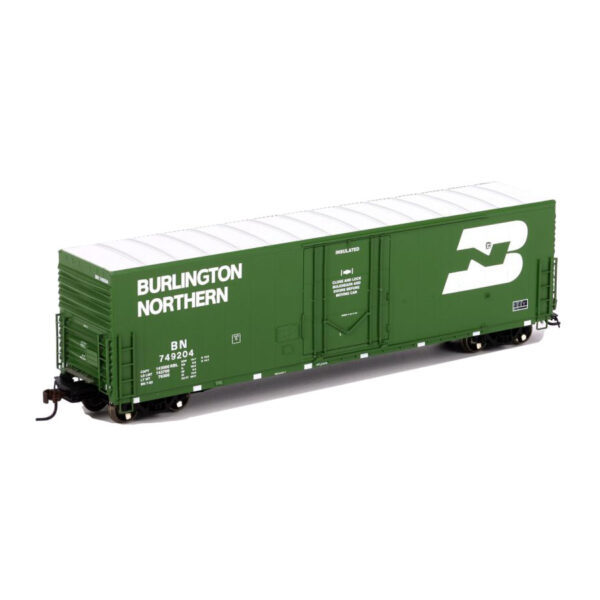 Athearn Genesis HO 50' PC&F Box Car Burlington Northern "Welded Side w/ 10' Door"