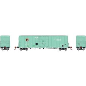 Athearn Genesis HO 50' PC&F Box Car Great Northern "Faded, Welded Side w/ 10' Door"