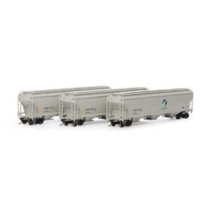 Athearn Genesis HO Trinity 3 Bay Hopper ADM "Leaf Logo" 3 Pack