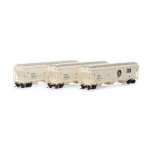Athearn Genesis HO Trinity 3 Bay Hopper CSX "1990s+" 3 Pack