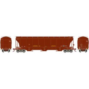 Athearn Genesis HO Trinity 3 Bay Hopper Data Only "Brown"