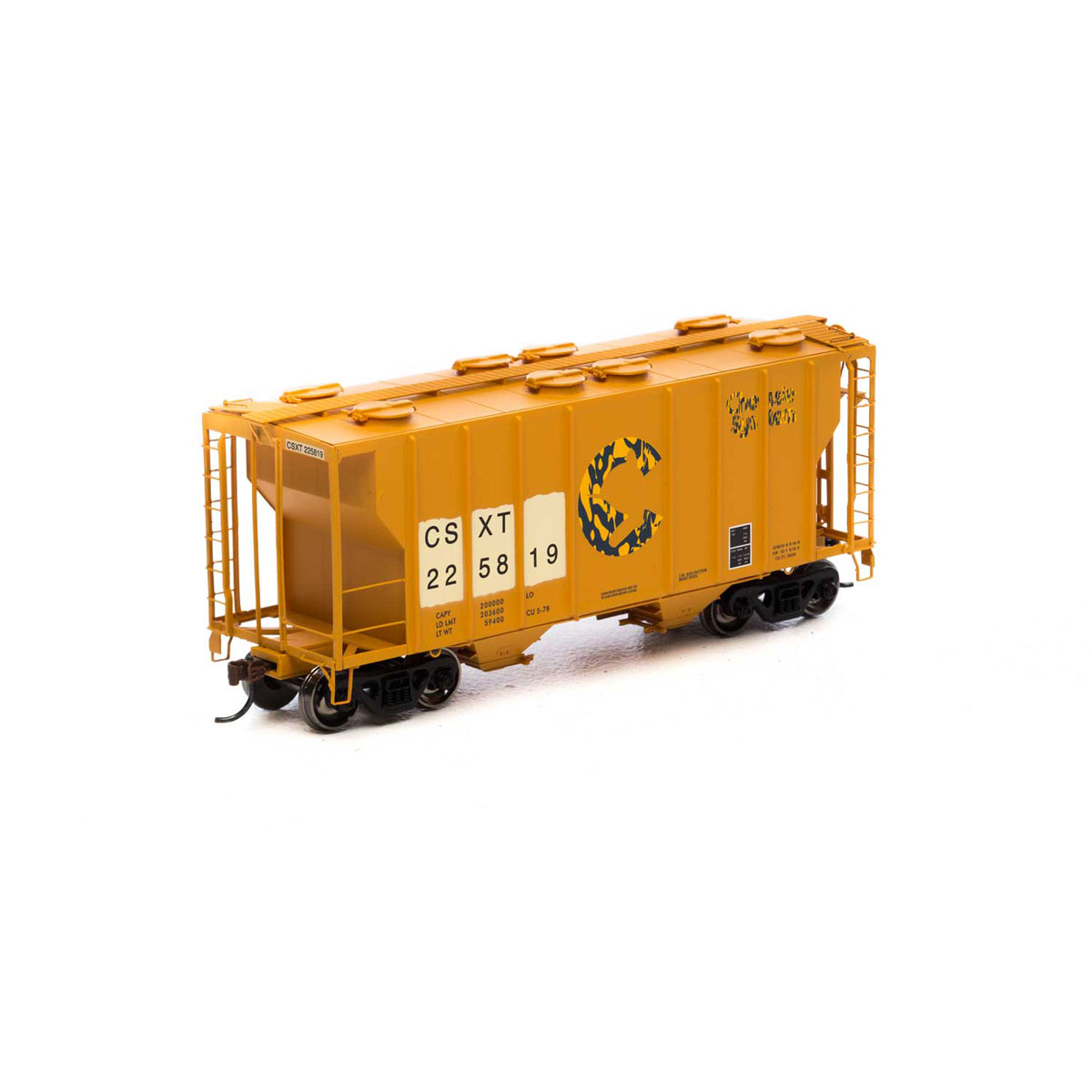 Athearn HO PS-2 2600 Covered Hopper CSX 