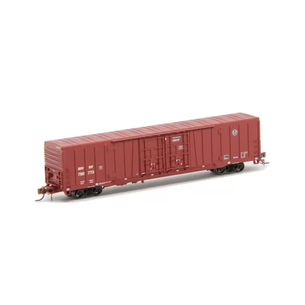 BLMA N 60' BX-166 Box Car BNSF "Repaint w/ Circle Cross Logo"