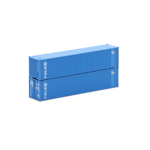 Jacksonville Terminal N 40' Standard Height (8'6") 2-P-44-P-2 Square Corrugated Panel Side Container Hanjin "Early"
