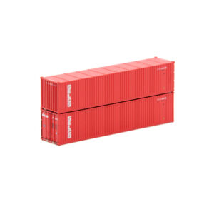 Jacksonville Terminal N 40' Standard Height (8'6") 3-P-42-P-3 Square Corrugated Panel Side Container Gelco